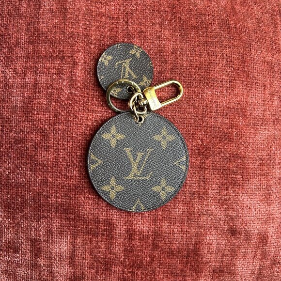 LOUIS VUITTON Monogram Reverse Key Holder And Bag Charm Brown - Picture 10 of 12